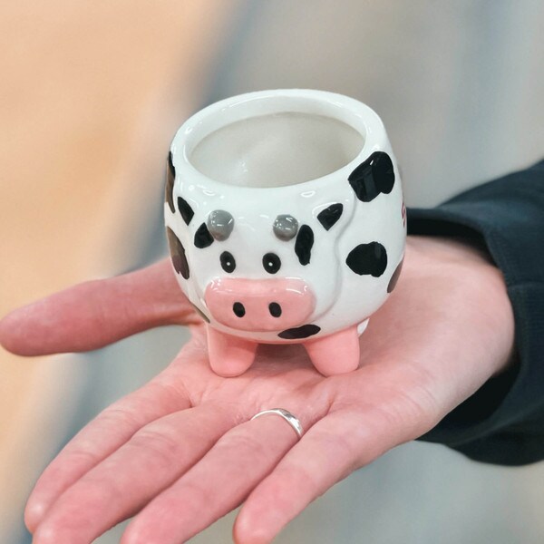 I-State Mini Cow Ceramic Shot Glass